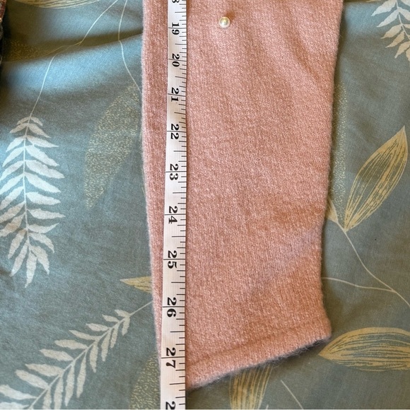 Vine & Love Pink Cowl Neck Sweater with Pearl Details - Picture 11 of 11